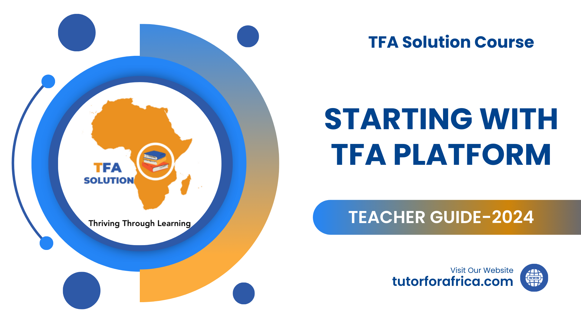 STARTING WITH TFA-TEACHERS GUIDE