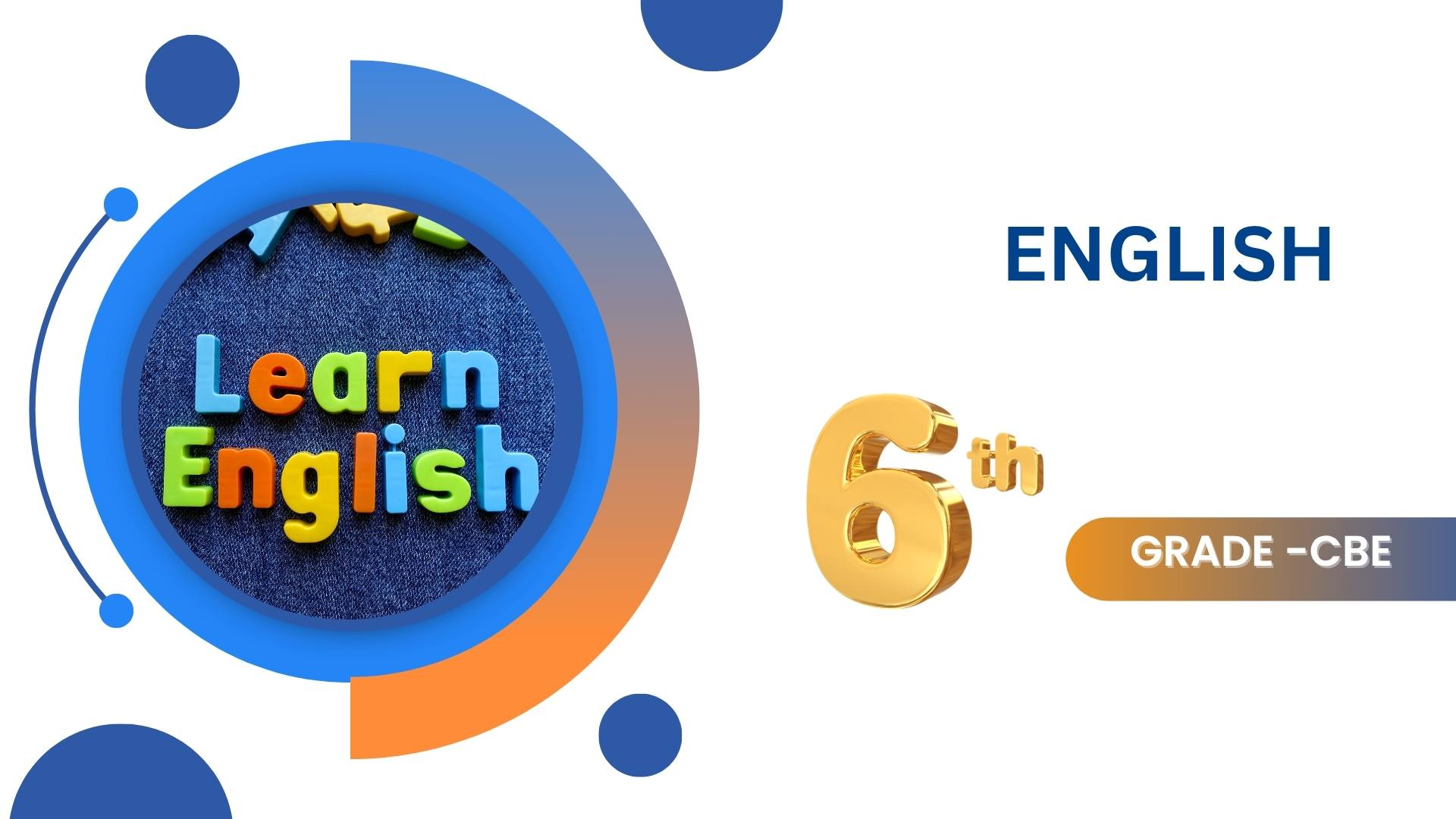 ENGLISH GRADE 6 TUTOR